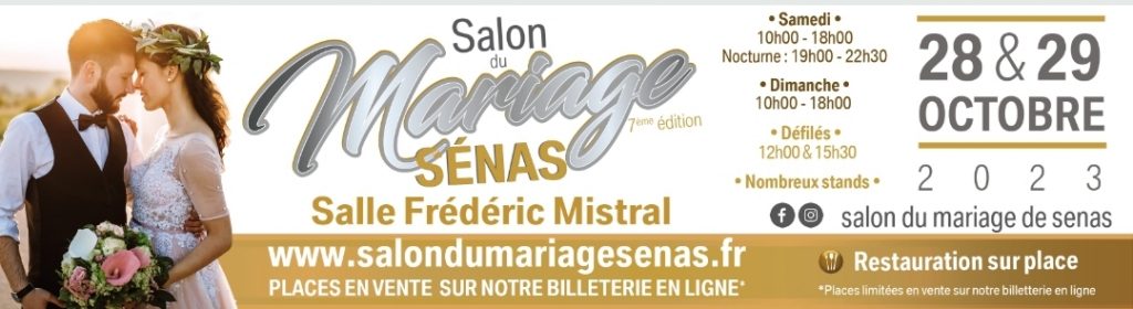 affiche salon du mariage à Sénas